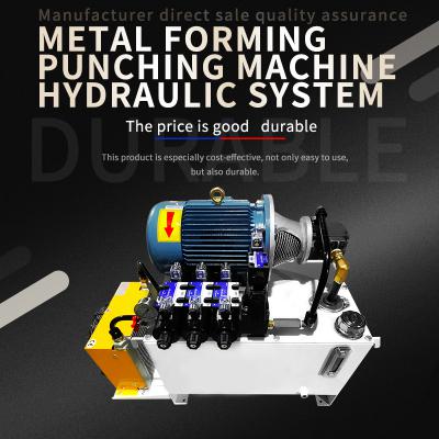 Metal forming, punching machine hydraulic system