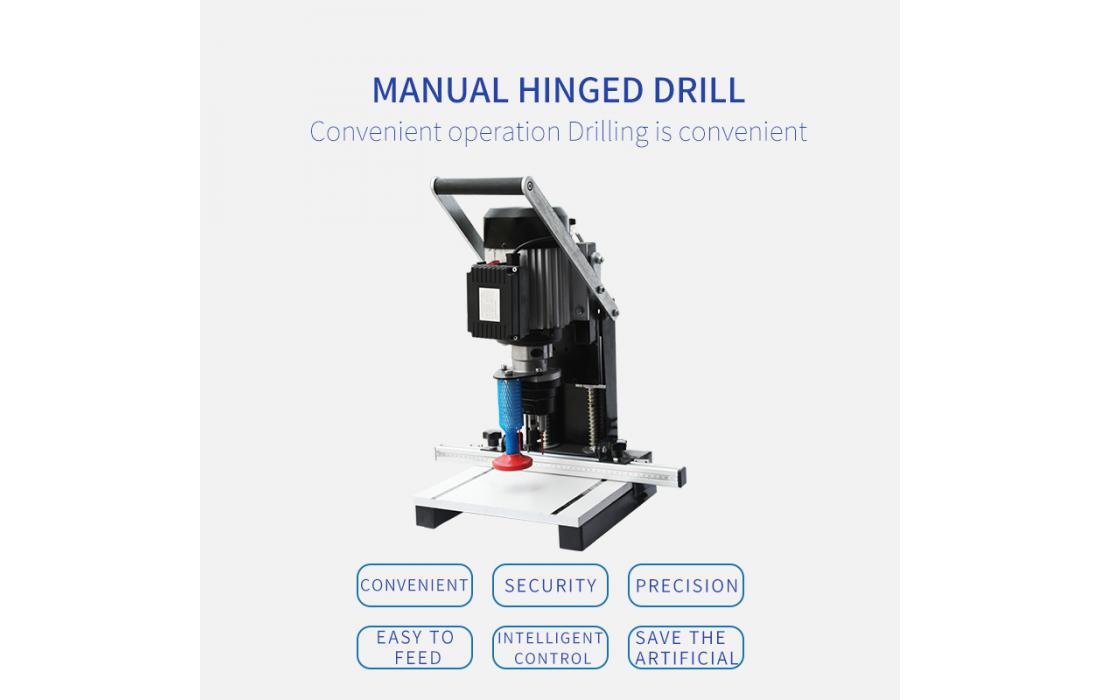 Manual hinged drill