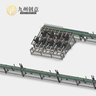 自动分选生产线+断料锯